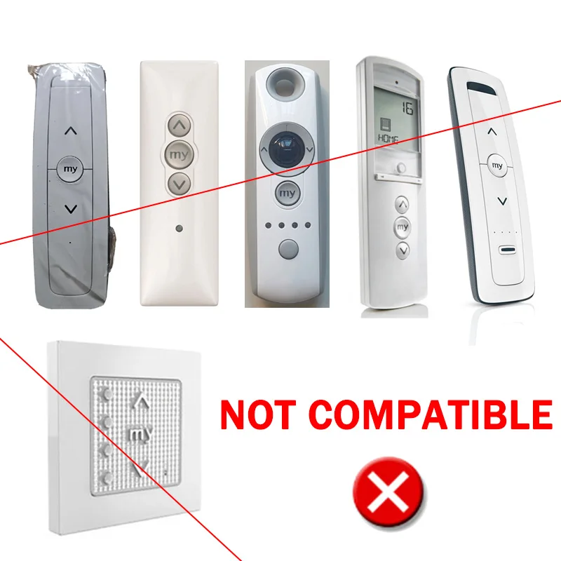 For Telis 1 4 Pure Curtain Remote Control 5 Channel 1810633 1810632 1810632A 1810631 1810630 Garage Gate Remote Control