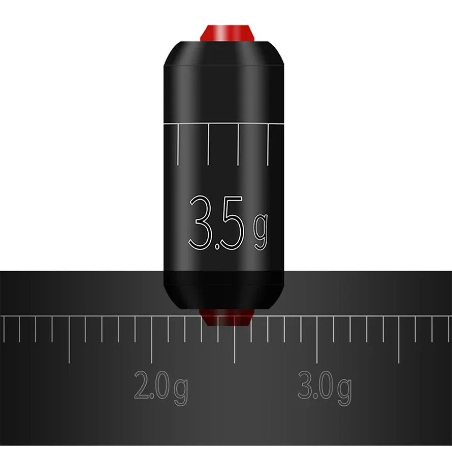 DNDYUJU 60 قطعة/صندوق 1.5 جرام-4.0 جرام الجمع بين عوامة سنارة صيد السمك الرصاص غرق الصيد حاكم الرصاص مجموعة استبدال سريع صيد السمك