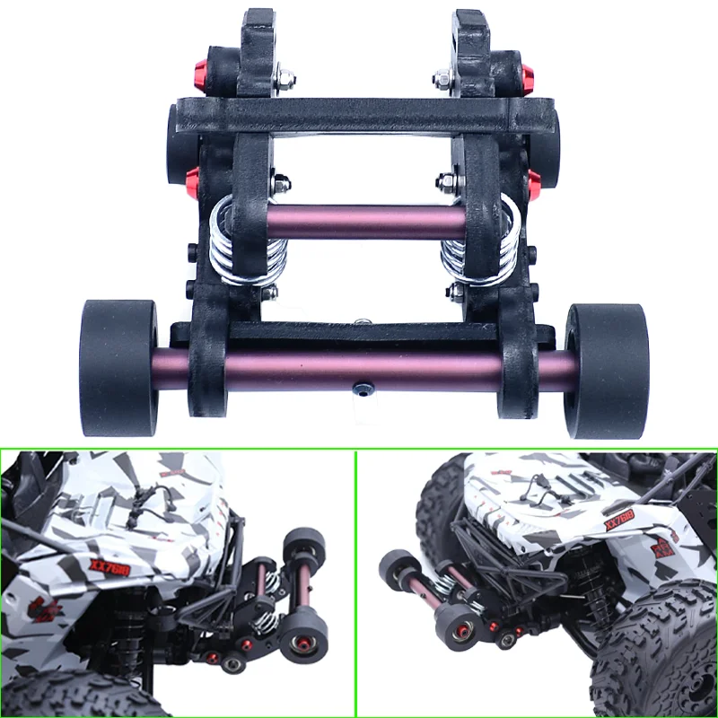 

RC Car Simulation Nylon Upgrade Spring Wheelie Bar Set for 1/7 ARRMA RC FIRETEAM 6S 4X4 Buggy Car
