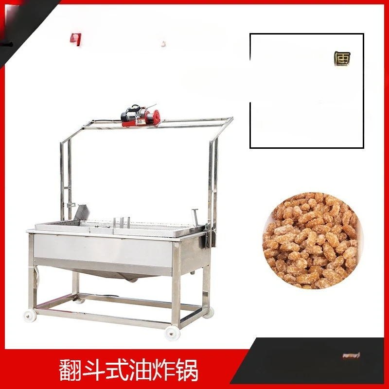 304 stainless steel fries fryer gas multi-function fryer Shenzhen gas fryer