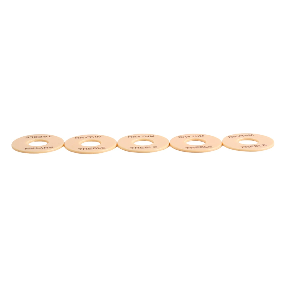 

5Pcs Rhythm Treble Washer Guitar Toggle Plate Compatibility for Electric Guitar Replacement Gn603 Rhythm Treble Washer
