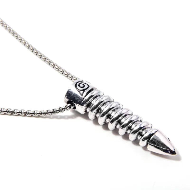 أنيمي الغزل رصاصة قلادة اوزوماكي بوروتو قلادة حديدية تأثيري الدعائم اكسسوارات الهدايا