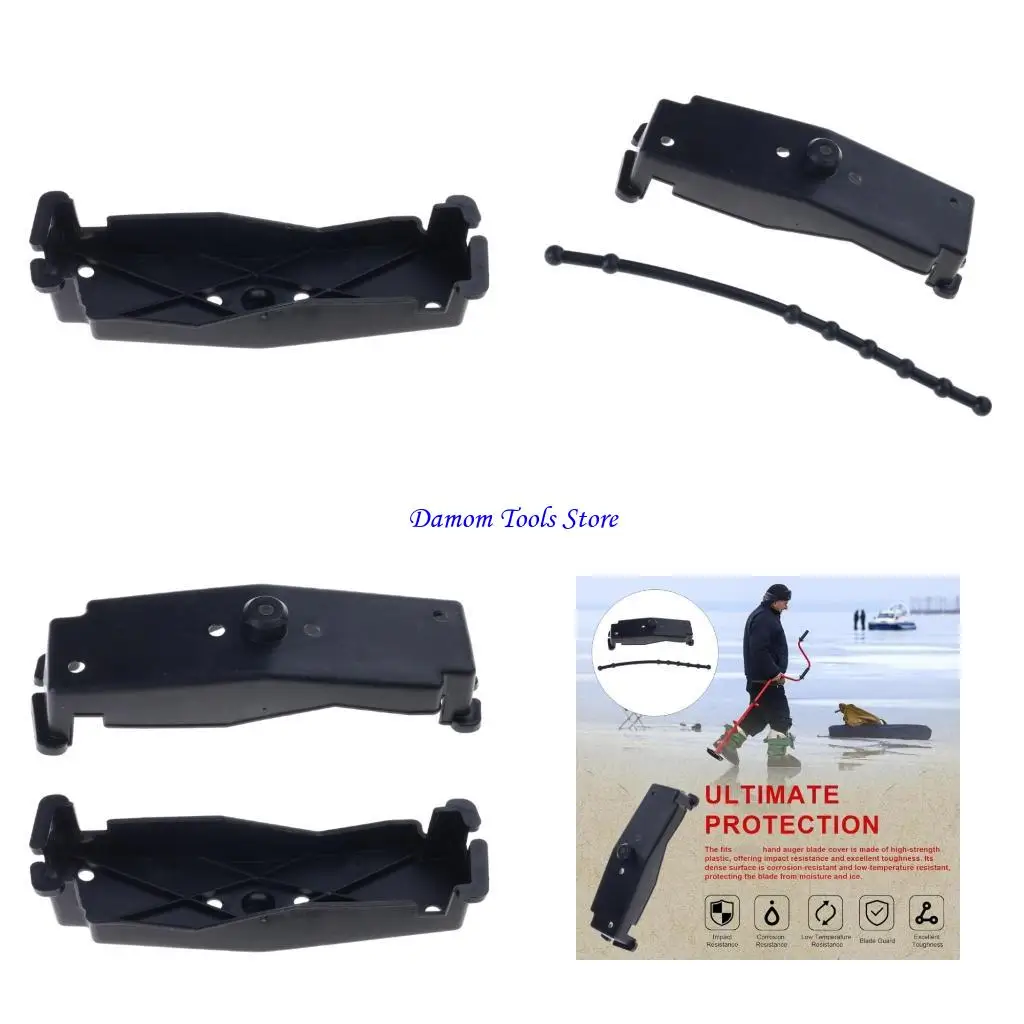 57BE Ice Auger Blade Cover for 7Inch And 8Inch Hand Augers Winter Ice Fishing Accessories Protections And Durability