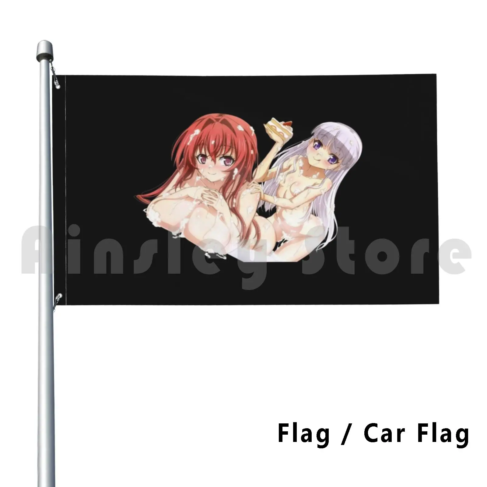 Sexy Ecchi , Hentai Anime Babe Outdoor Decor Flag Car Flag Hentai Ecchi Kawaii Waifu Sexy Boobs Pantsu Anime Hentai