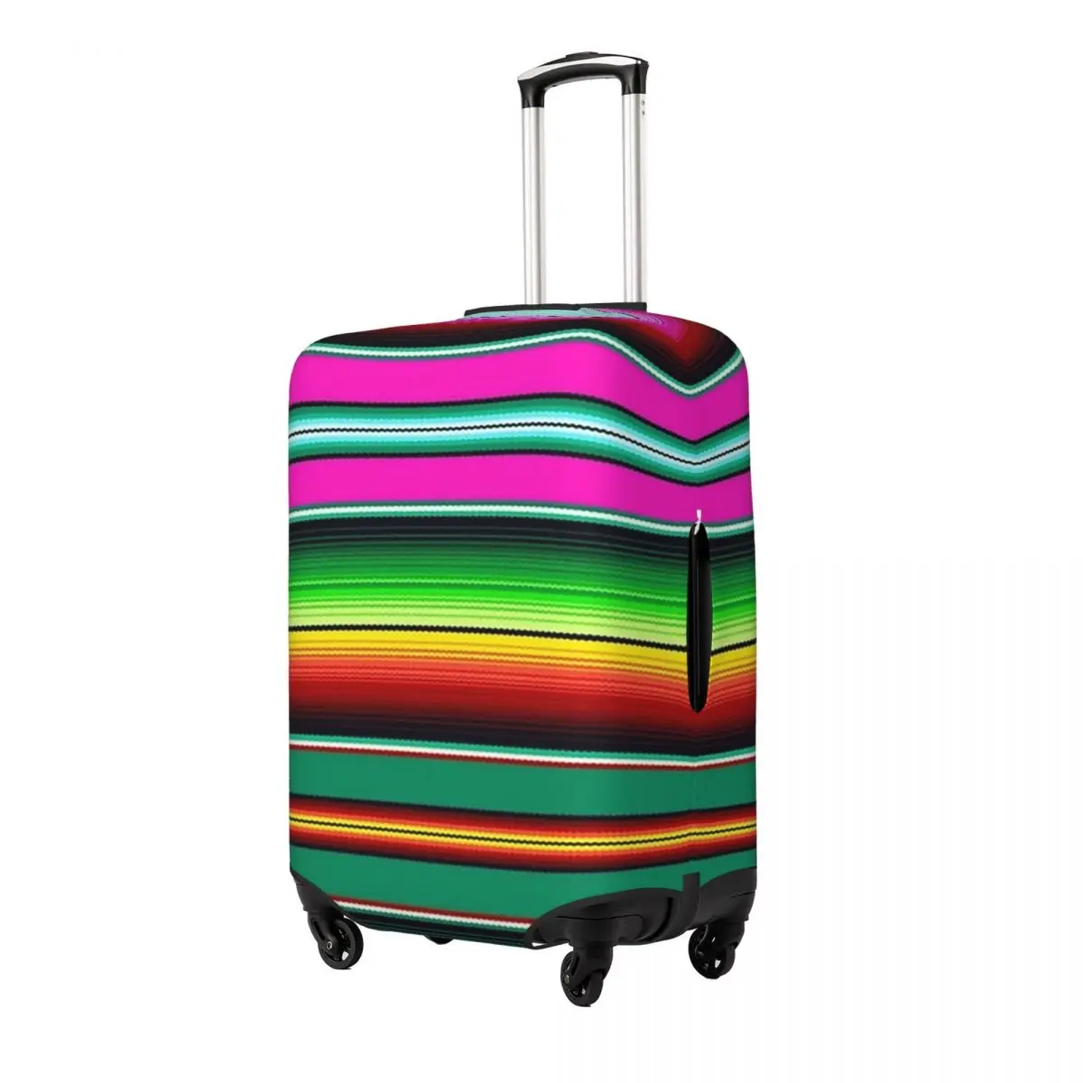 

Mexican Indigenous Blanket Suitcase Cover Protection Elastic Travel Luggage Protector Covers for 18-32 Inch