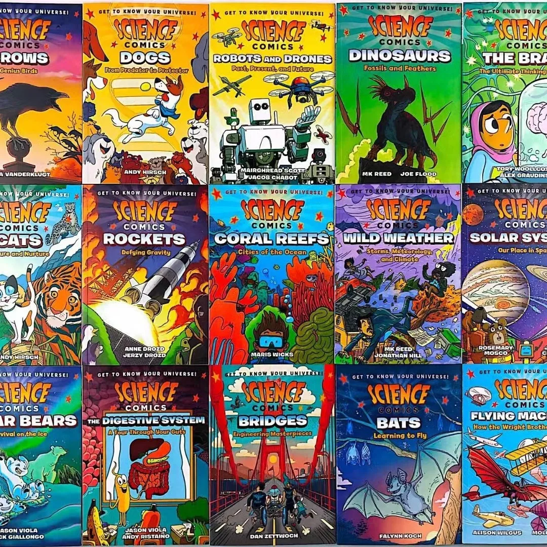 30 Volumes of English Children Explore Cognitive STEM Science Picture Books