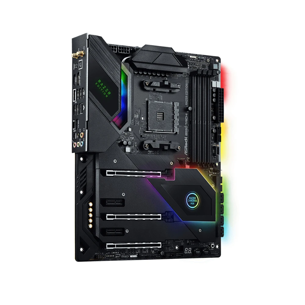 ASRock B550 TAICHI RAZER EDITION Motherboard Support 5500 5600G 5700X3D 5800X3D CPU 4xDDR4 M.2 HDMI PCIe 4.0 ATX AM4 Mainboard