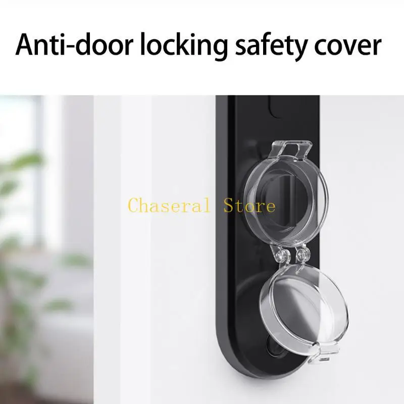E7CE واقي قفل باب أمان الطفل 5pcs/غطاء Deadbolts يمنع القفل العرضي لون الصلب التوافق الواسع