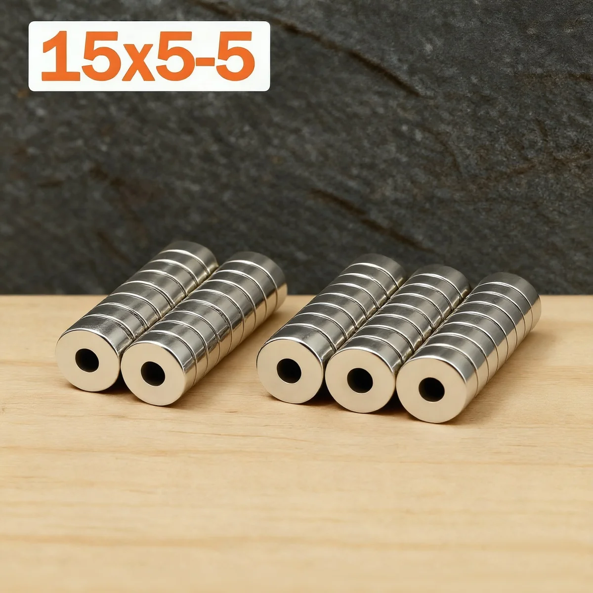 

15x5-5mm Super Strong Magnet N35 Round With Holes Magnetic NdFeB Neodymium Magnet Powerful Disc imanes Refrigerator Magnets