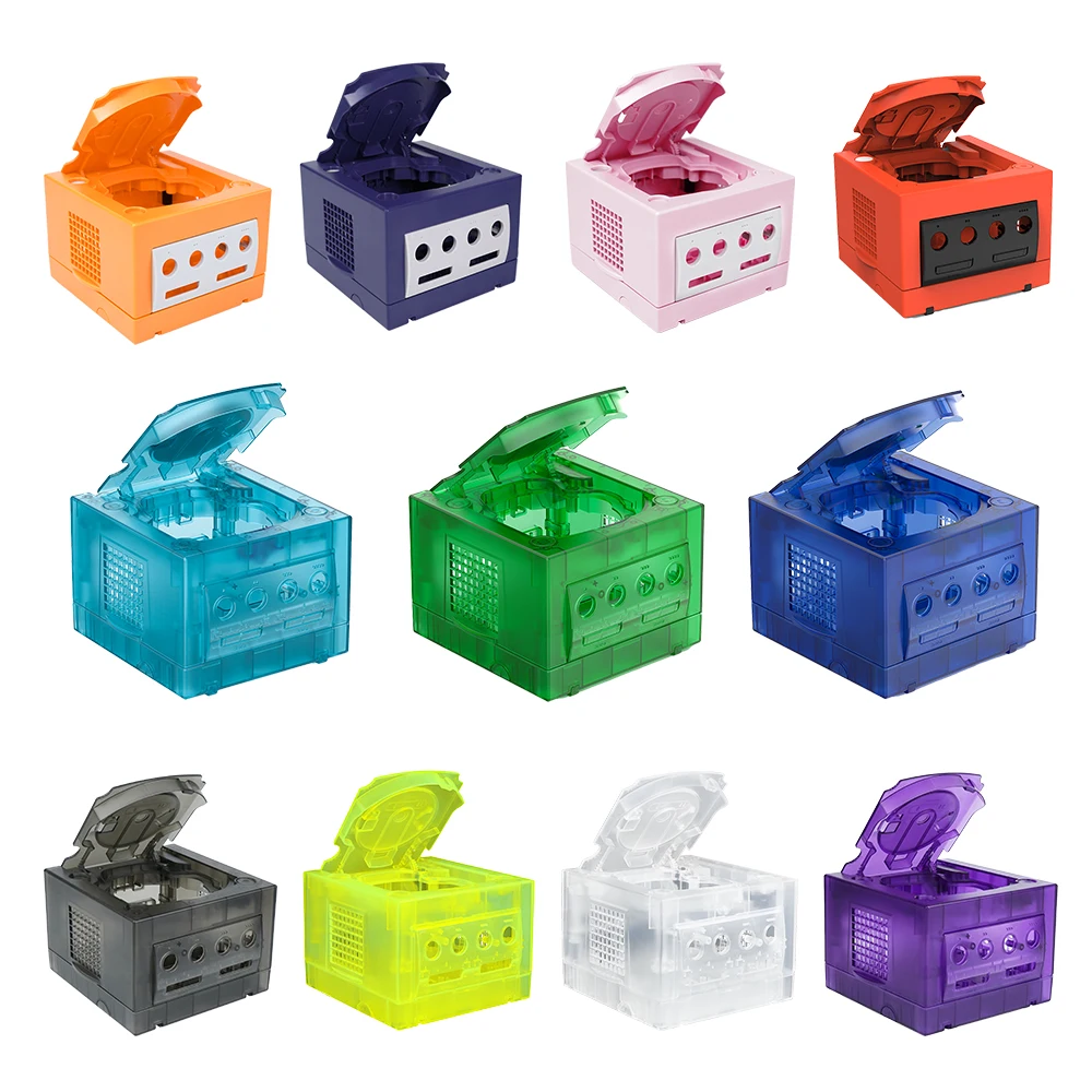 

2025 Retro Game Exclusive Nintend Gamecube Replacement Shell NGC Transparent Black Gamecube case NGC Shell Console Shell Accesso