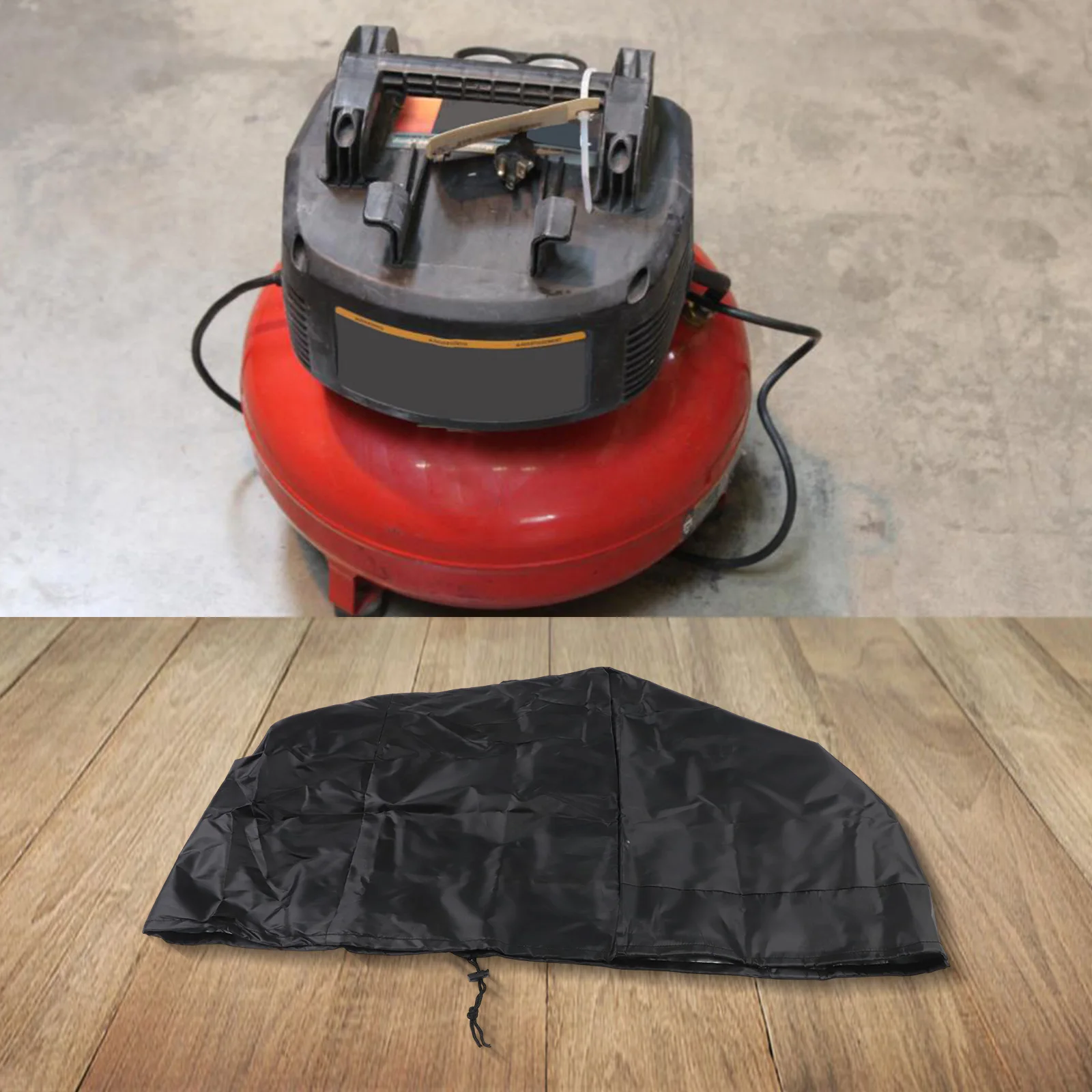 

Чехол от пыли для портативного воздушного компрессора объемом 8 галлонов с регулируемым шнурком и водостойким материалом Оксфорд