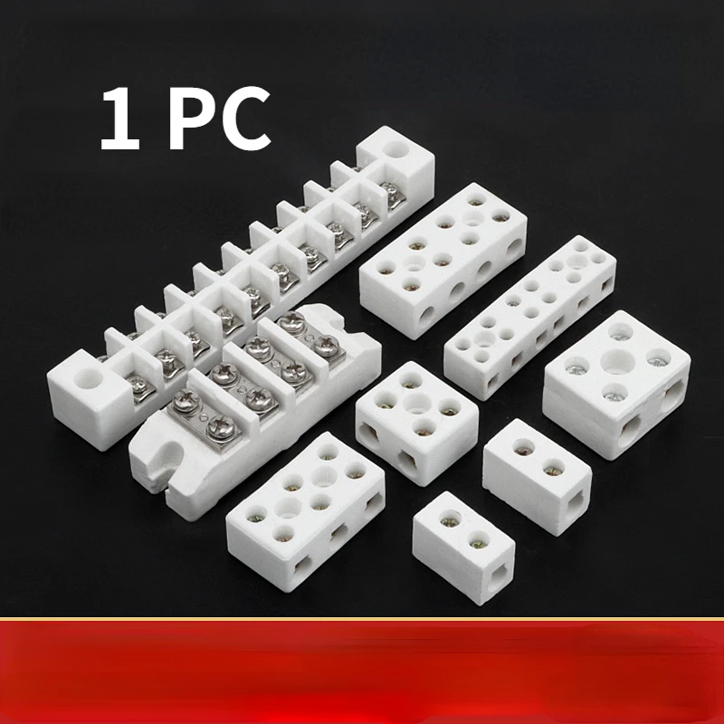 Ceramic Terminal High Temperature Resistant Terminal Block for High Temperature Heating Equipment Electric Wire Connector