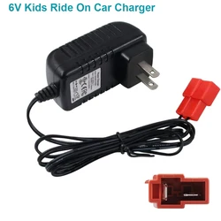 6 Volt Battery Charger for BMX X6 Kid TRAX GMC Kid TRAX Moto ATV Quad Ride On Car Red Square Plug, 6V Kids Ride On Car Charger