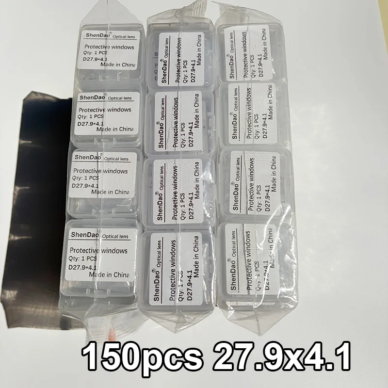 150 Stück Laserschutzfensterlinsen 18x2 25.4x4 27.9x4.1 30x5 20x2 20x3 20x4 24.9x1.5 1064nm für Raytools Precitec WSX Laser – Detail 1