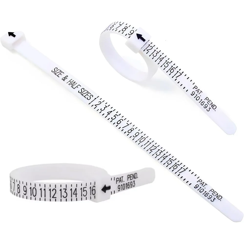 Finger Measuring Tool: Ring Sizer Gauge for Home Use