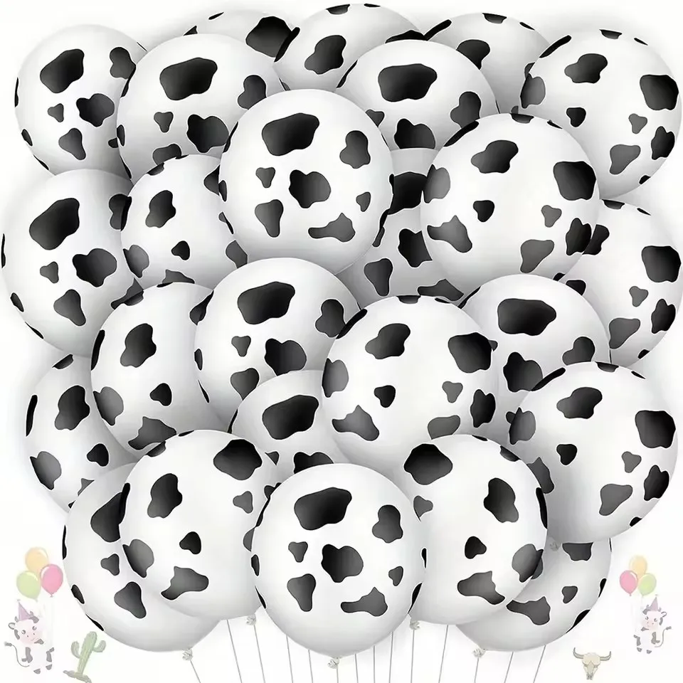 30/60 stücke Tier Gedruckt Latex Ballons Kuh Zebra Leopard Dschungel Luft Globos Safari Geburtstag Liefert Kinder Junge Baby Dusche spielzeug