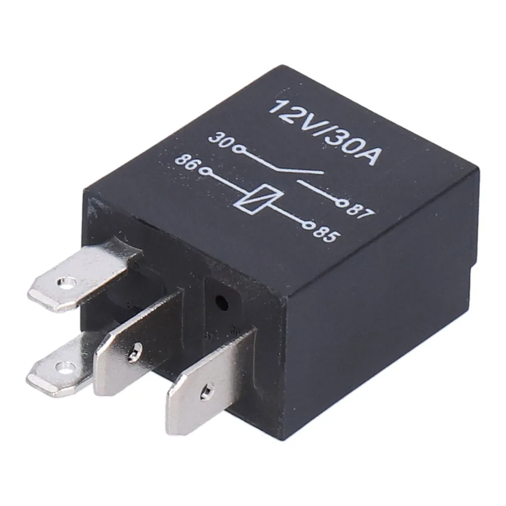 10 Pcs Relay Kit 4 Pin/5Pin Violet Relay 12V 30A 36.6*23*15.5mm Car Relay Automobile Relay Fog Lamp Application