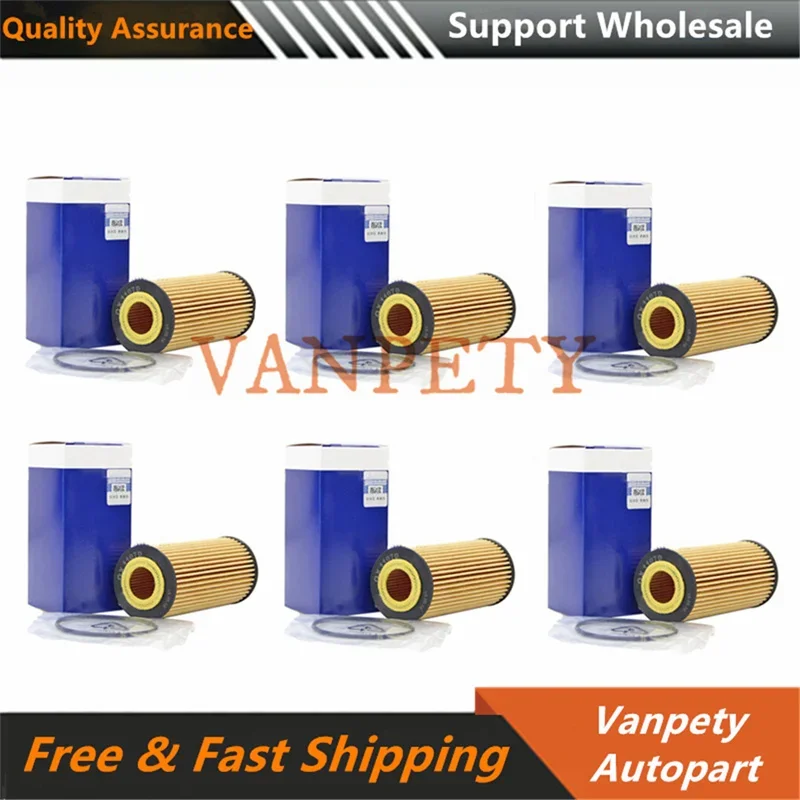 1-3-6 Sets New Oil Filter 06L 115 562 06L115562 2.0 & 1.8 For Audi A3 A4 A5 A7 A8 Q5 VW GOLF PASSAT POLO