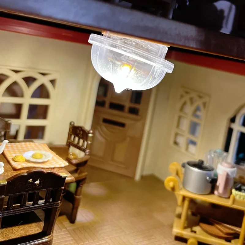 1 PC Dollhouse Miniature รุ่นแสง Park จําลอง Street Light โคมไฟเพดานอุปกรณ์เสริม MINI เครื่องประดับฉากสาวของเล่น