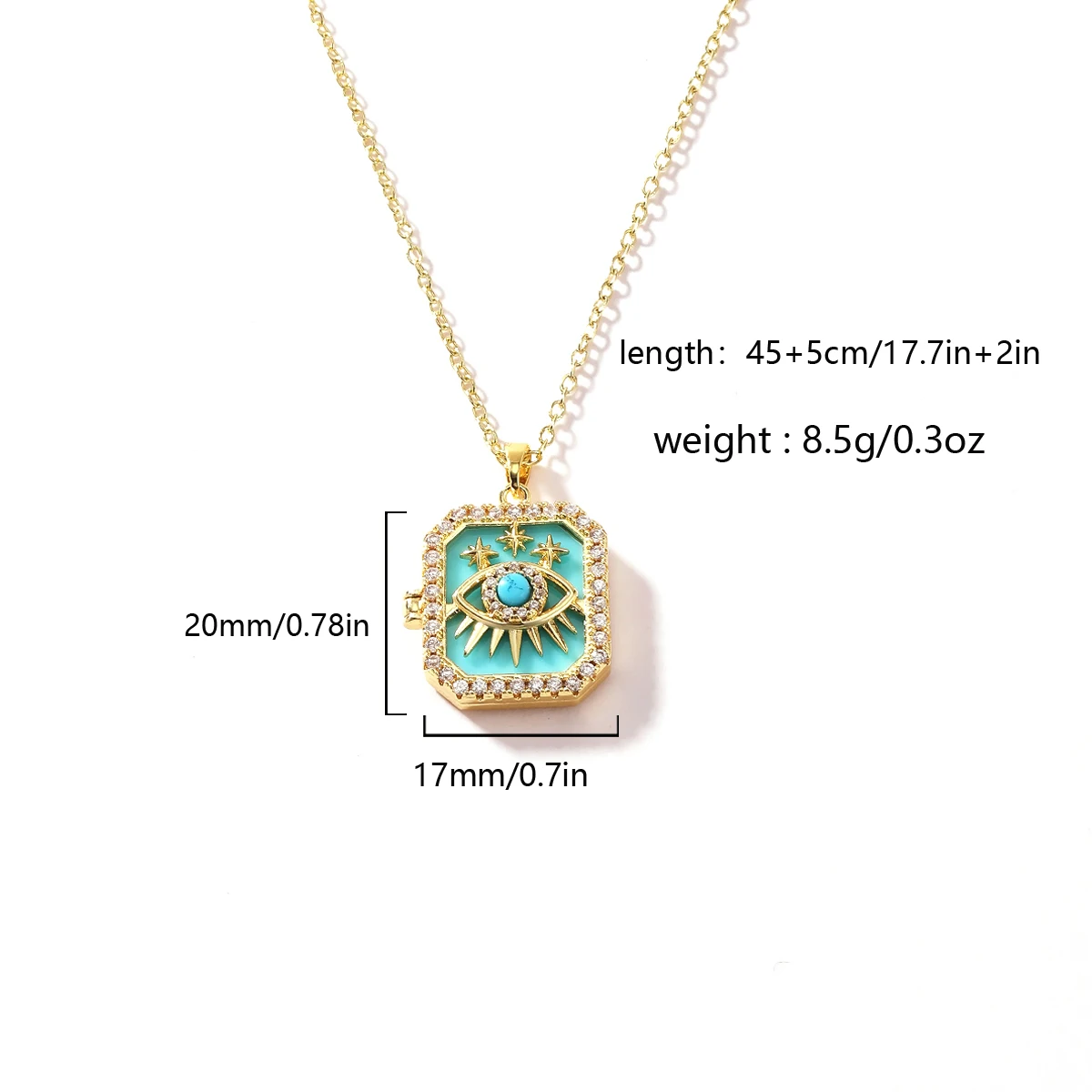 Vintage Emaille Herz Foto-Medaillon Anhänger Halskette für Frauen Minimalistischer Luxuriöser Nicht-Verblassender Edelstahl Schmuck Accessoire – Detail 1