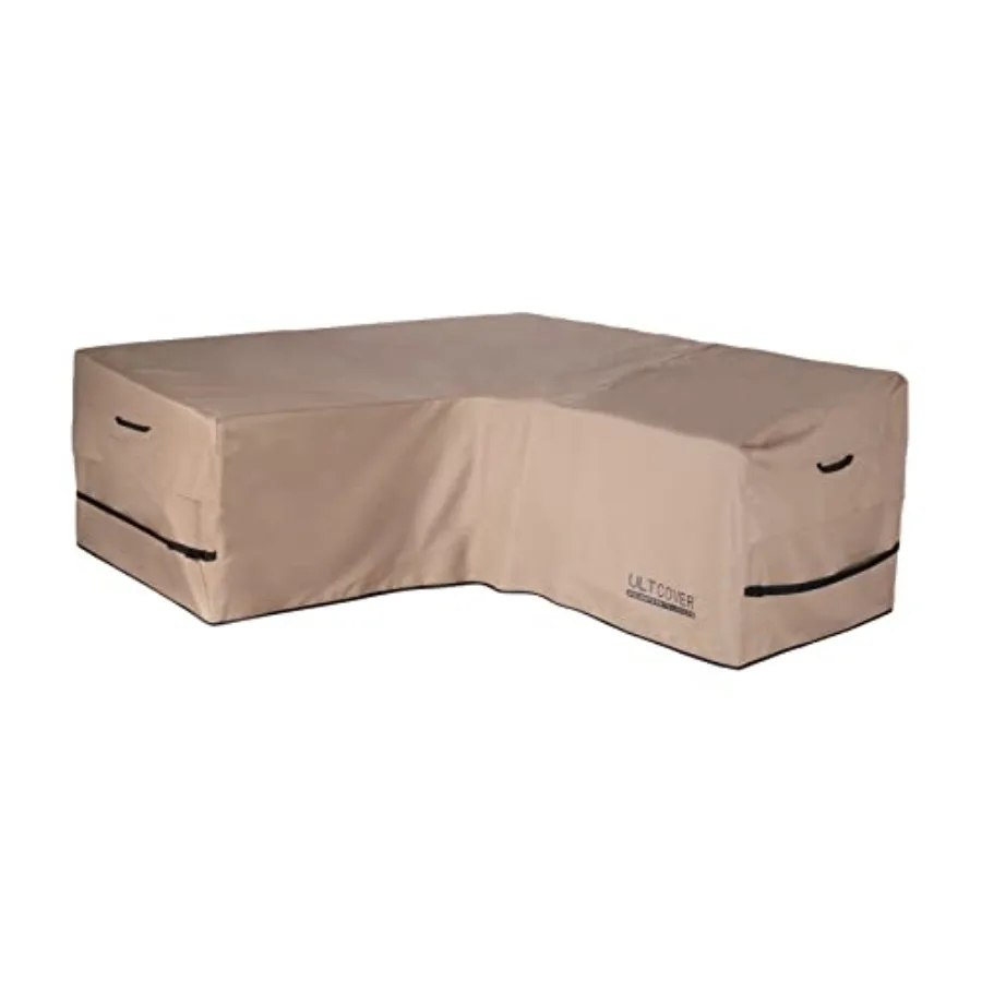 

Patio V-Shaped Sofa Cover Waterproof for 5-Seater Outdoor Sectional Furniture Couch 85 inch Wide