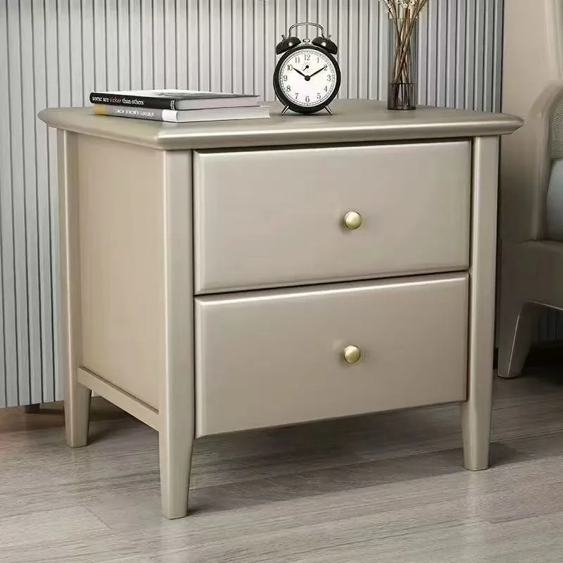 Narrow Nordic Bedside Table Simple Bedroom Bluetooth Speaker Bedside Table Drawers Wood Furniture Table De Nuit MH40CTG