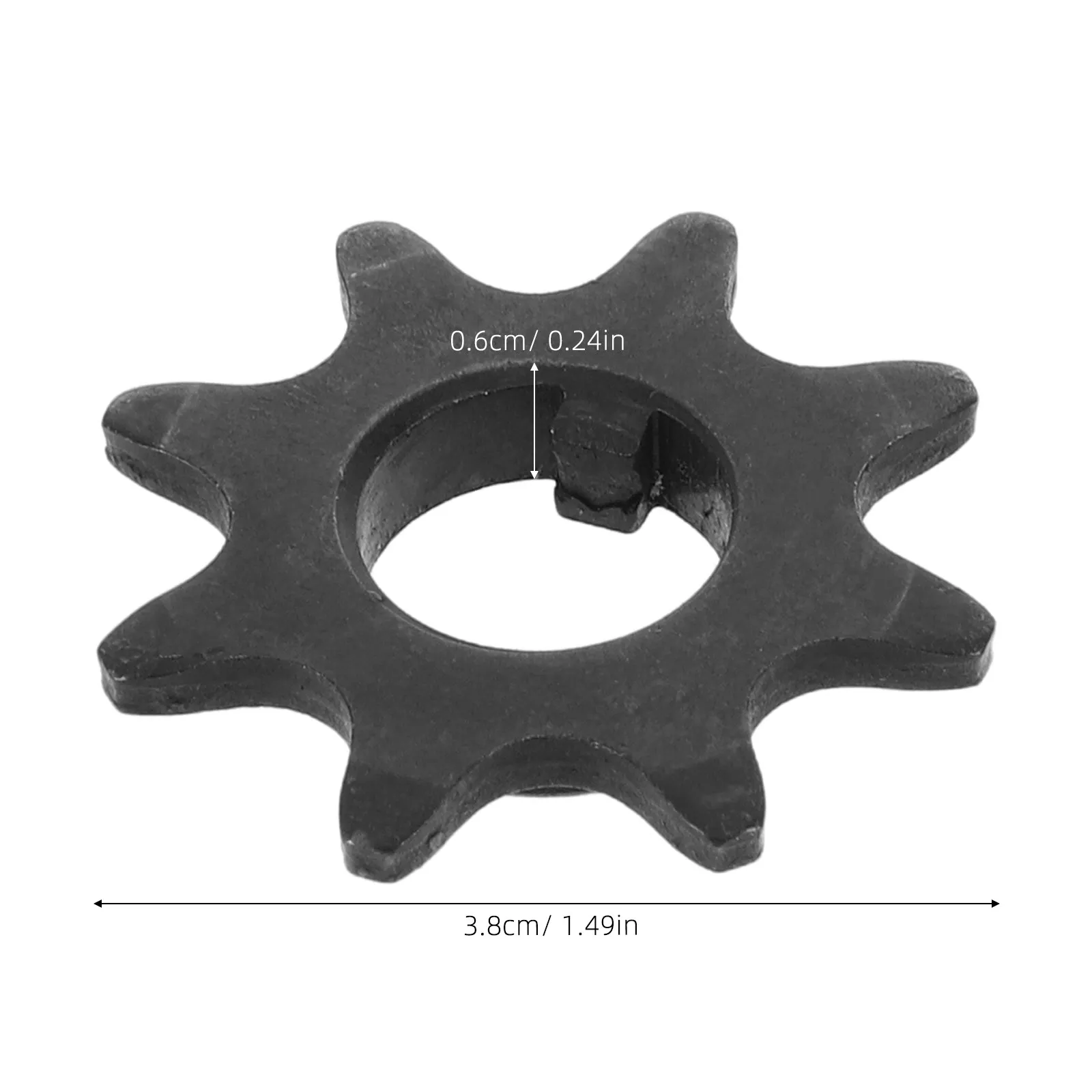 2Pcs Steel Planer Drive Gear Replacement Sprocket Power Tool Repair Accessory Steel Feed Motion Sprocket Part Power Tool Gear