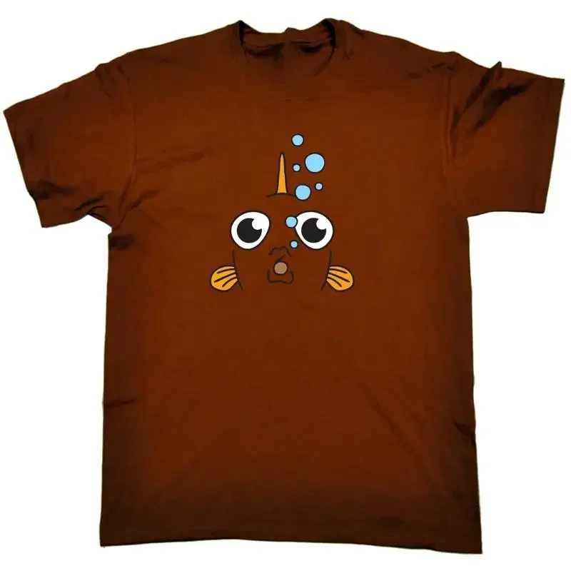 Goldfish Animal Face Ani Mates Mens Funny Novelty T Shirt