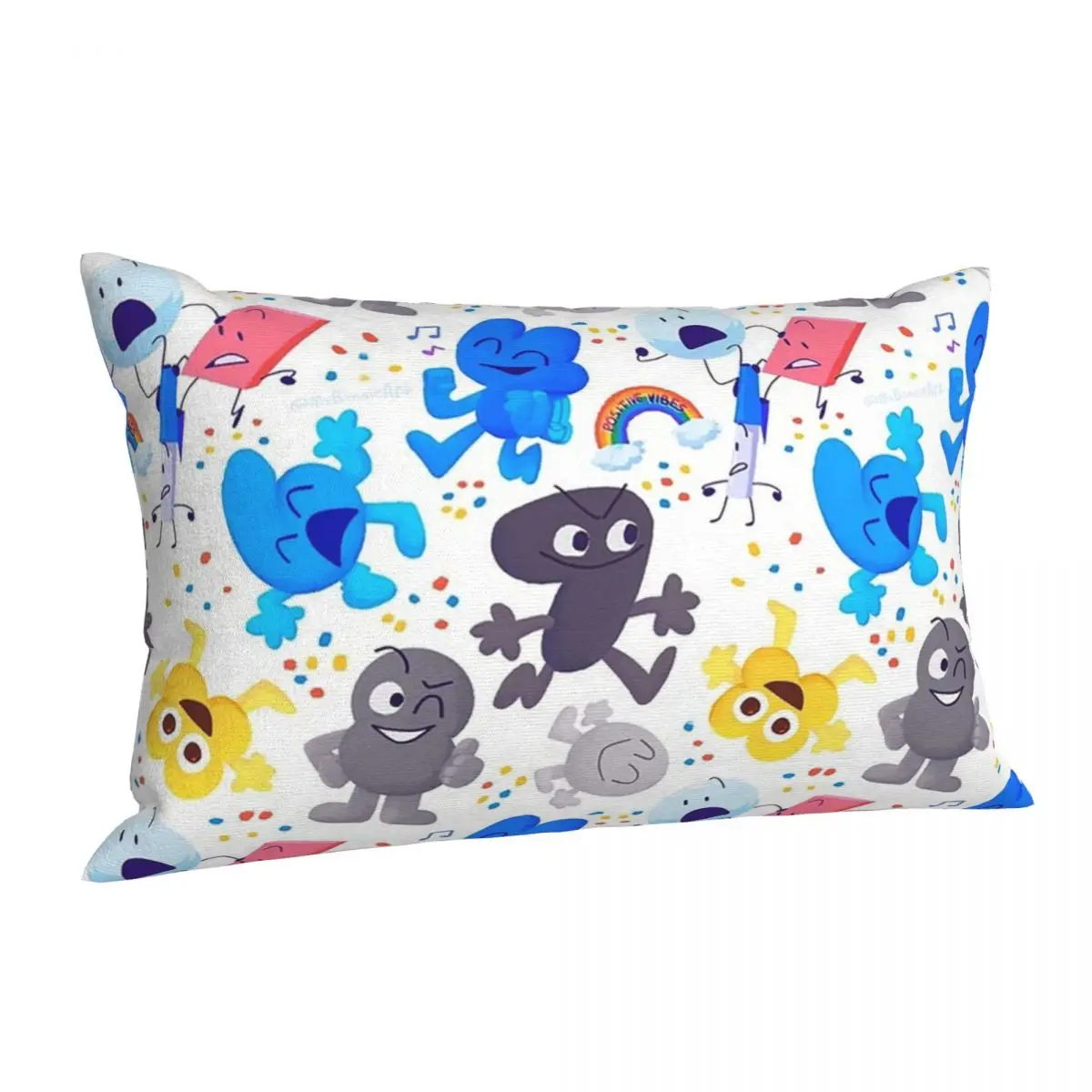 

Bfdi Pattern Rectangle Pillowcase Cushion Cover Decorative Bedroom Bed Home Comfort Throw Pillow