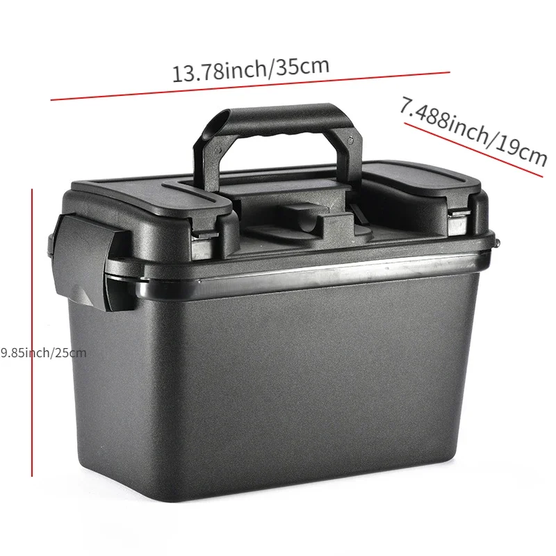 Plastic Ammo Box Military Style Storage Ammo Can Lightweight High Strength Ammo Accessory Crate Storage Case Tactical Bullet box