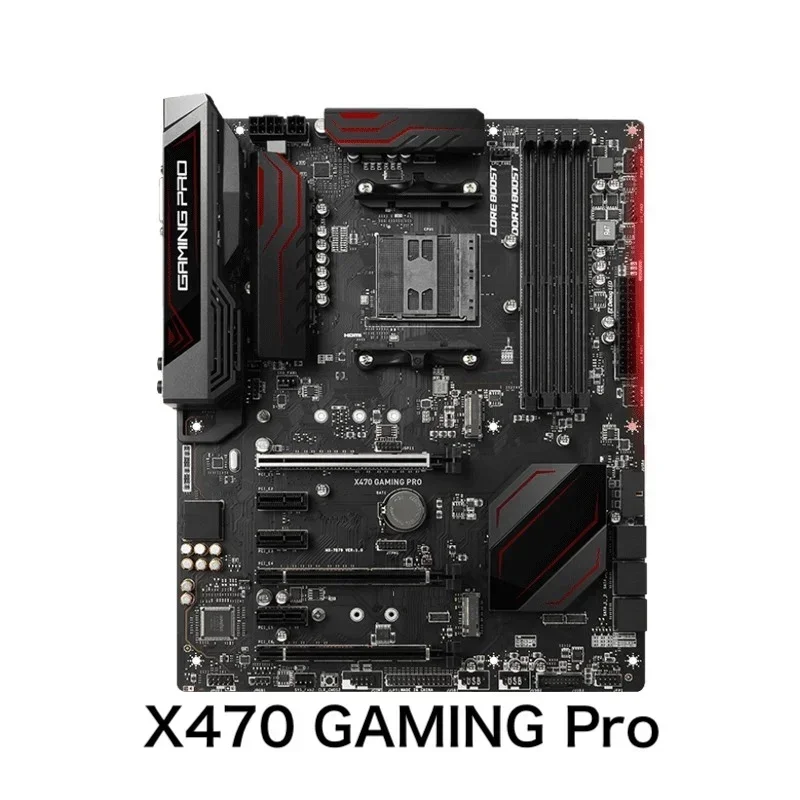 

Для MSI X470 GAMING PRO настольная материнская плата AM4 DDR4 ATX материнская плата 100% протестировано, ОК, полностью работает, бесплатная доставка