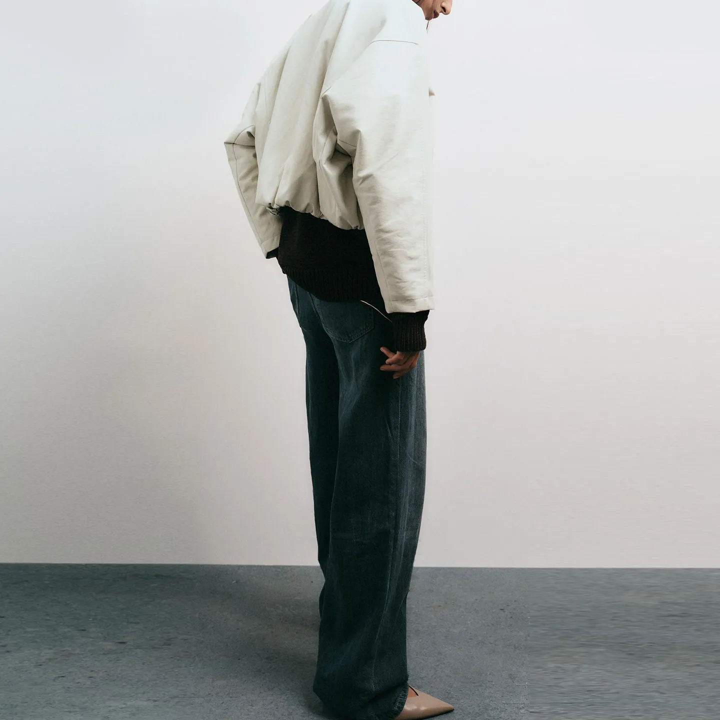 معطف Jaet نسائي ذو ياقة كلاسيكية أنيقة ومتعدد الاستخدامات وتصميم بسيط للخريف وصل حديثًا معطف فضفاض مناسب للخريف #3