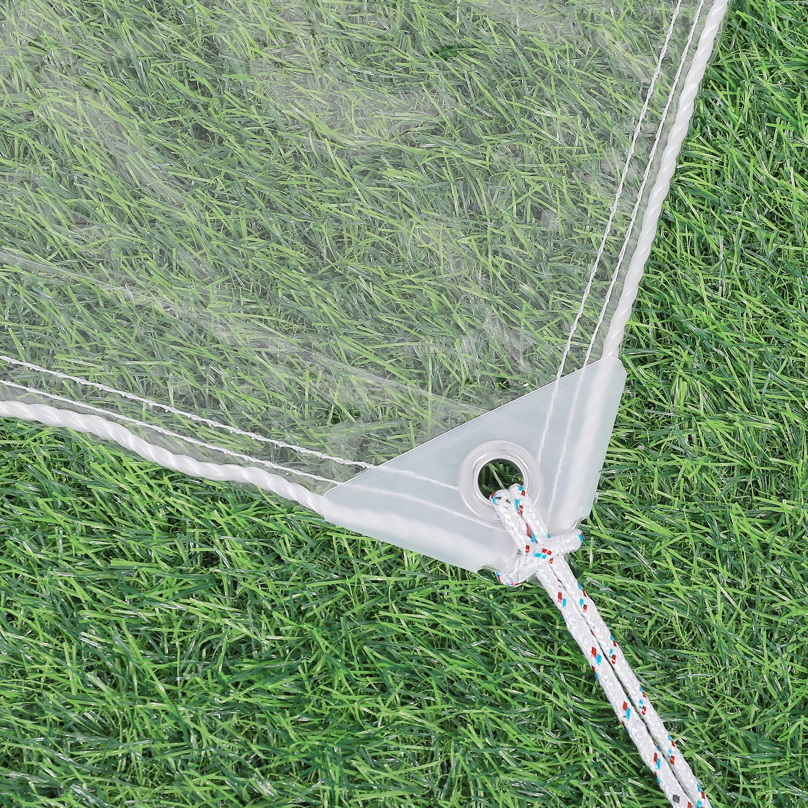 Wasserdichte Hochleistungsplane, Verbesserte Widerstandsfähigkeit PVC Transparente Plane Dicke 420 g/m², Winddichte Plane, Frostbeständig – Detail 28