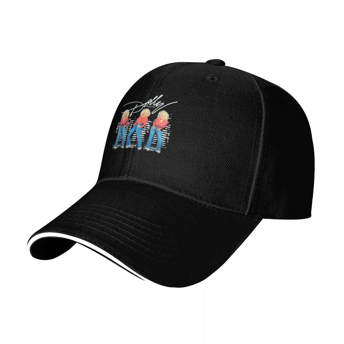 Dolly Love and Life Classic Baseball Cap Six Panel Structured Crown Sun Protection UPF 50+ Breathable Mesh Back