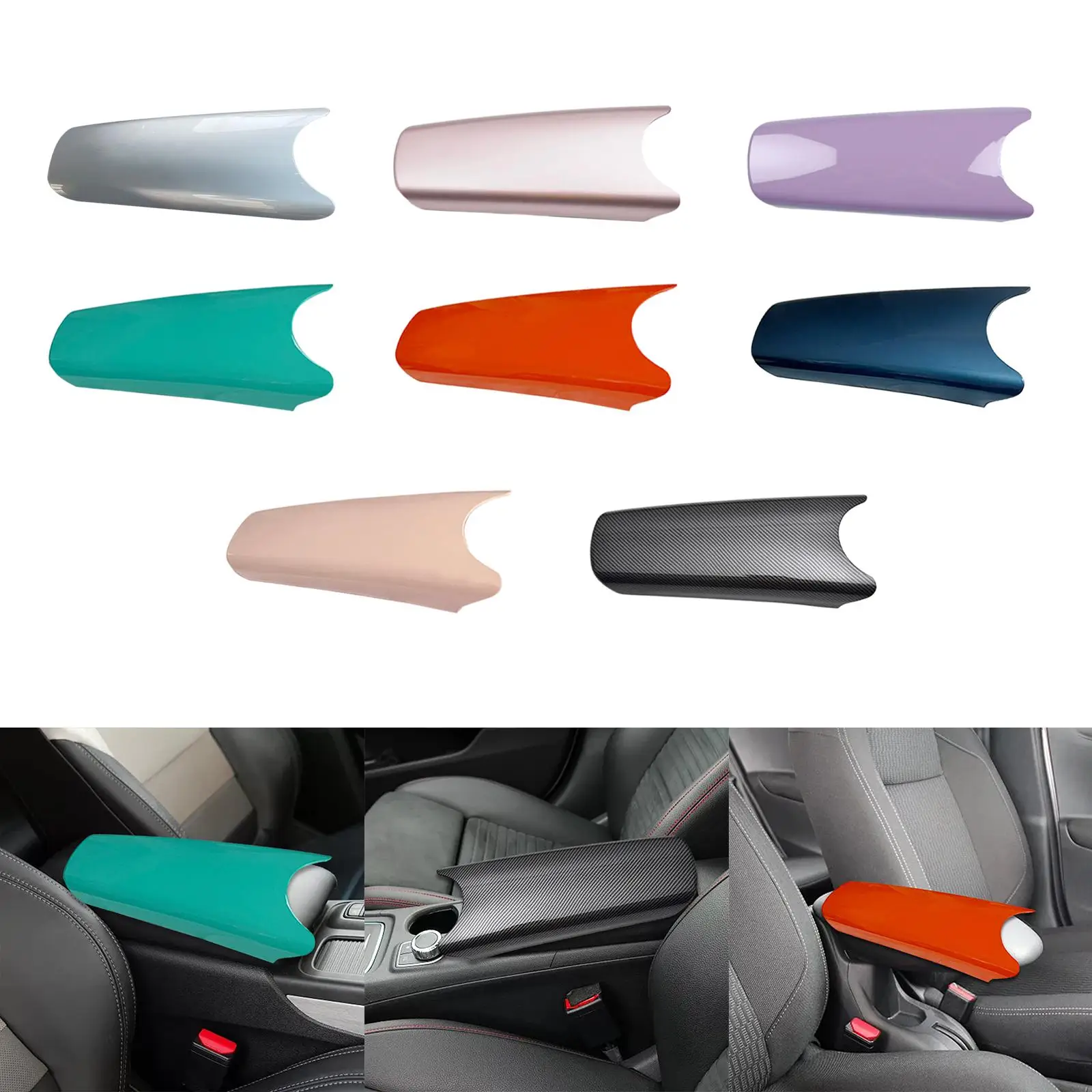 

Auto Armrest Cover Protector Wear Resistan Spare Parts Stylish Decor Anti