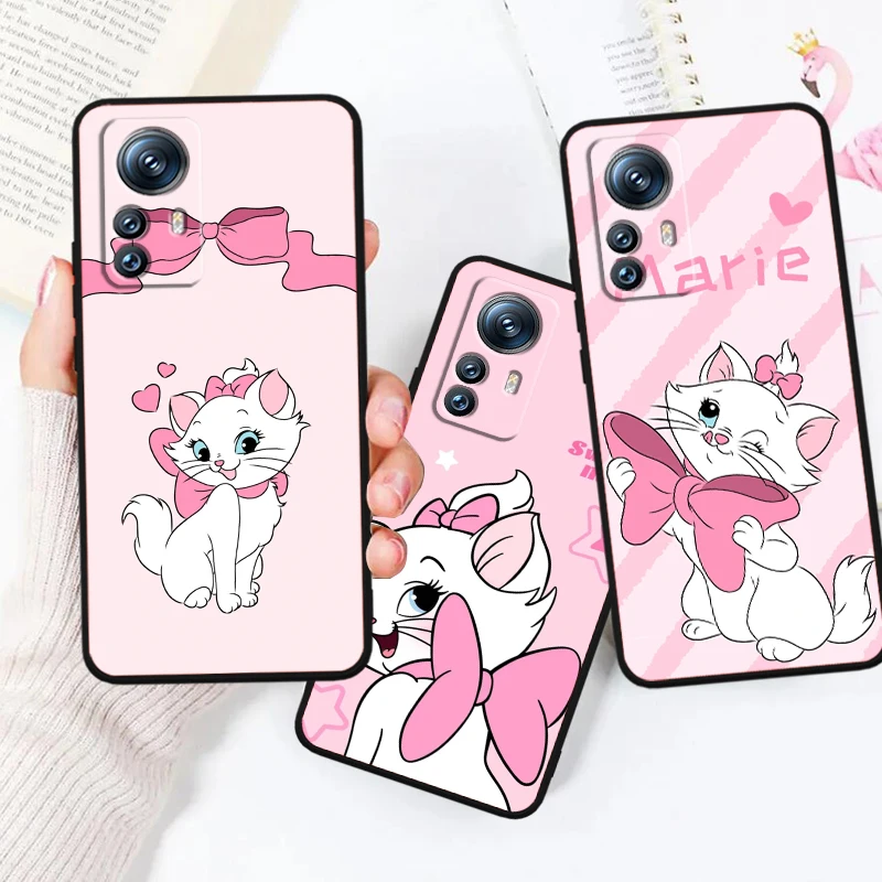 

Disney Mary Cat Cute Cartoon For Xiaomi Mi 14 13T 13 12T 12 11T 11i 11 10T 10 Pro Lite Ultra 5G Black Funda Phone Case