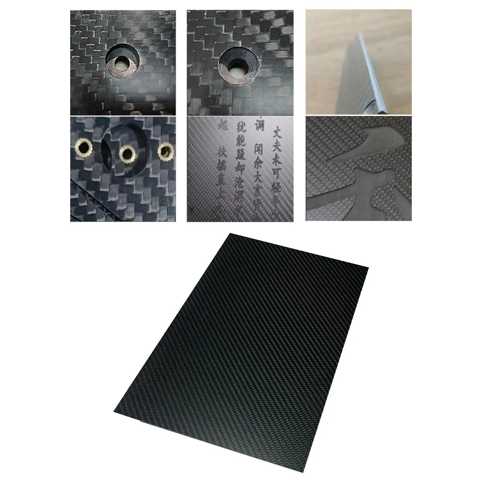 

3K Carbon Fiber Plate Sheet 40x50cm Carbon Fiber Plate Panel Sheet for Quadcopter Fixed Wing Helicopter Bracket RC Drone RC Car
