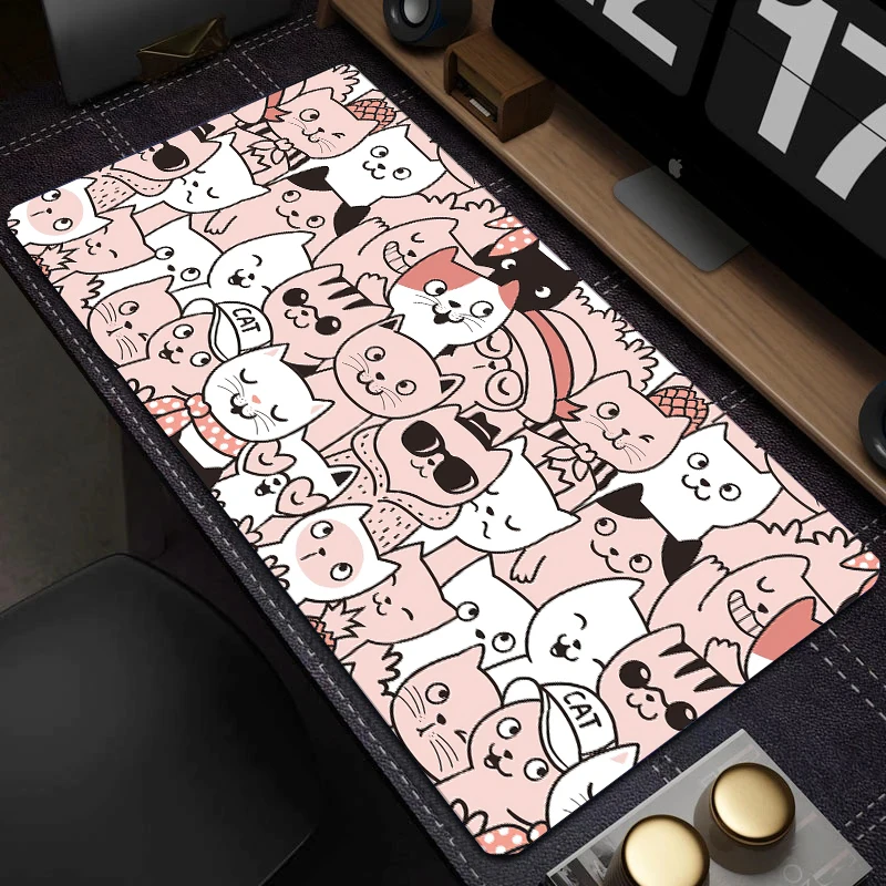 Cute Cat Mouse Pad Gaming Mouse Pad Gaming Mouse Pad Keyboard Pad Desk Pad Mouse Pad XXL 383/493  For Computer Desktop