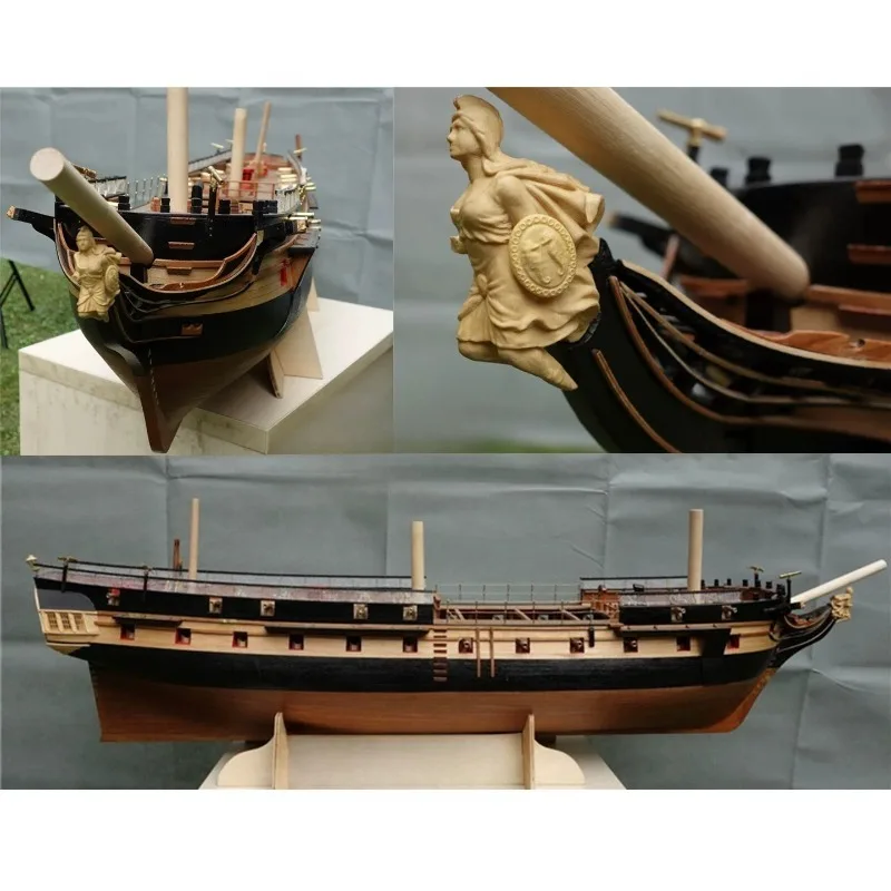 Simple and suitable wooden sailing boat model kit