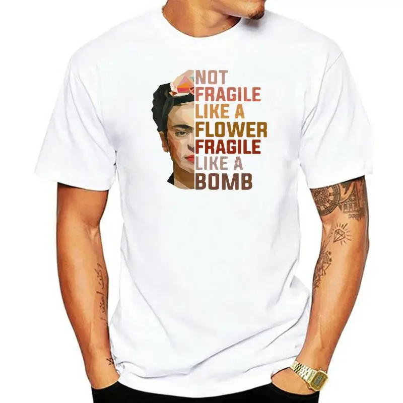 Men'S Fragile Like A Bomb T-Shirt Size M-3Xl Hip-Hop Tee Shirt