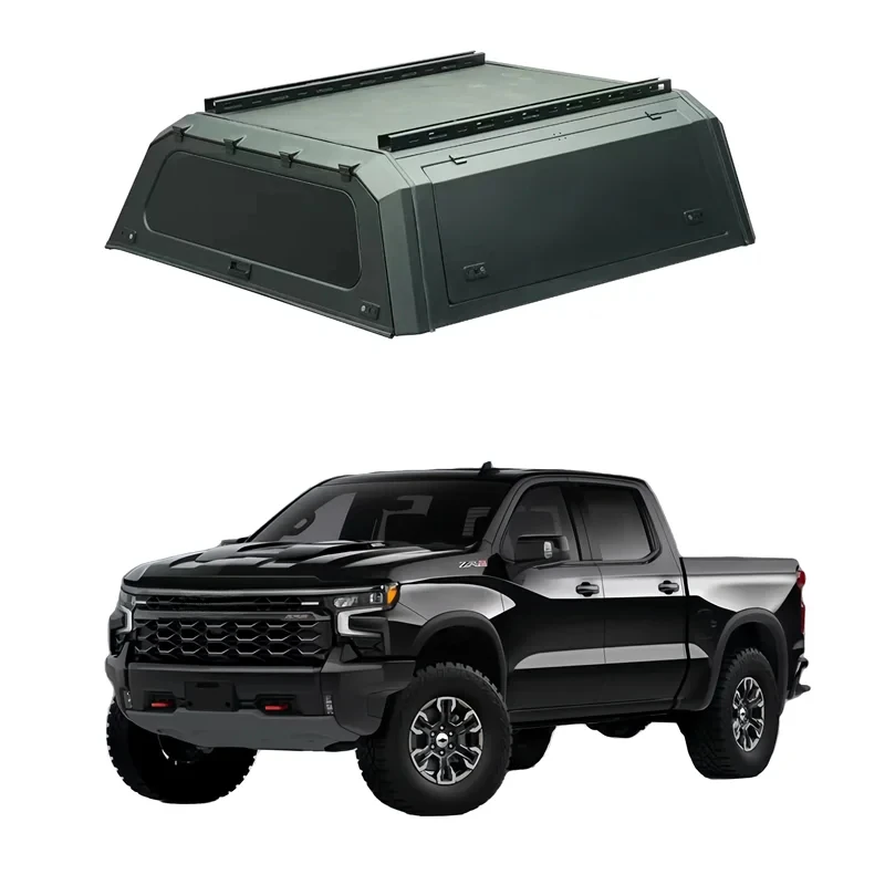 

ST New Design Pickup Truck Steel Dual Cab 4X4 Pick up Pickup Truck Bed Canopy Topper for Chevrolet chevy silverado1500/Colorado
