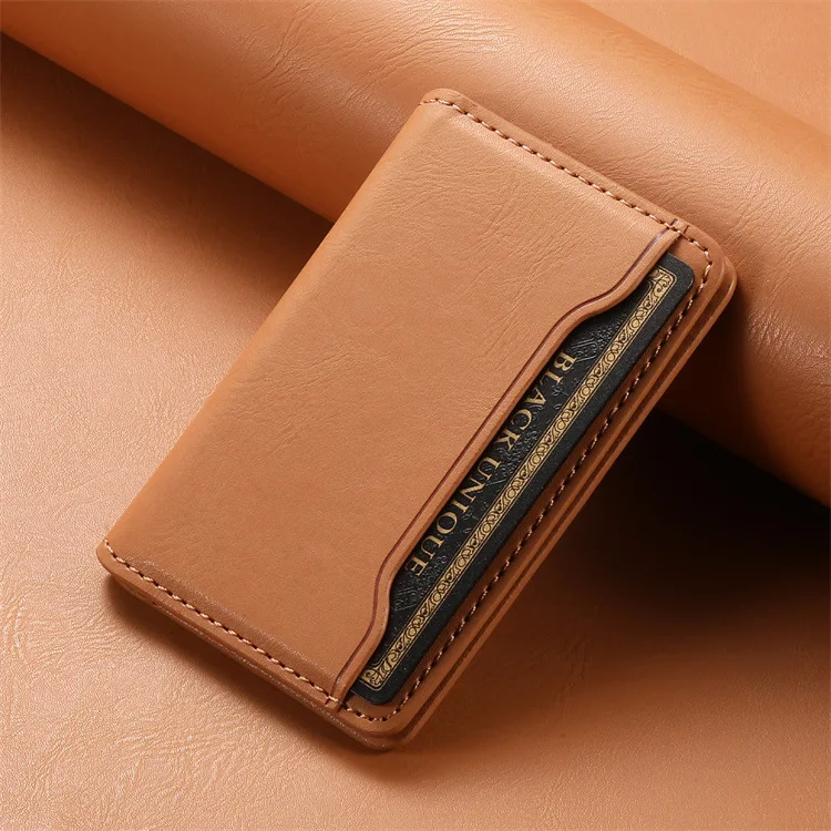 Luxury Magsafe Magnetic Leather Cellphone Card Holder For IPhone 14 11 12 13 15 Pro Max 15 Plus Phone ID Card Credit Wallet Case