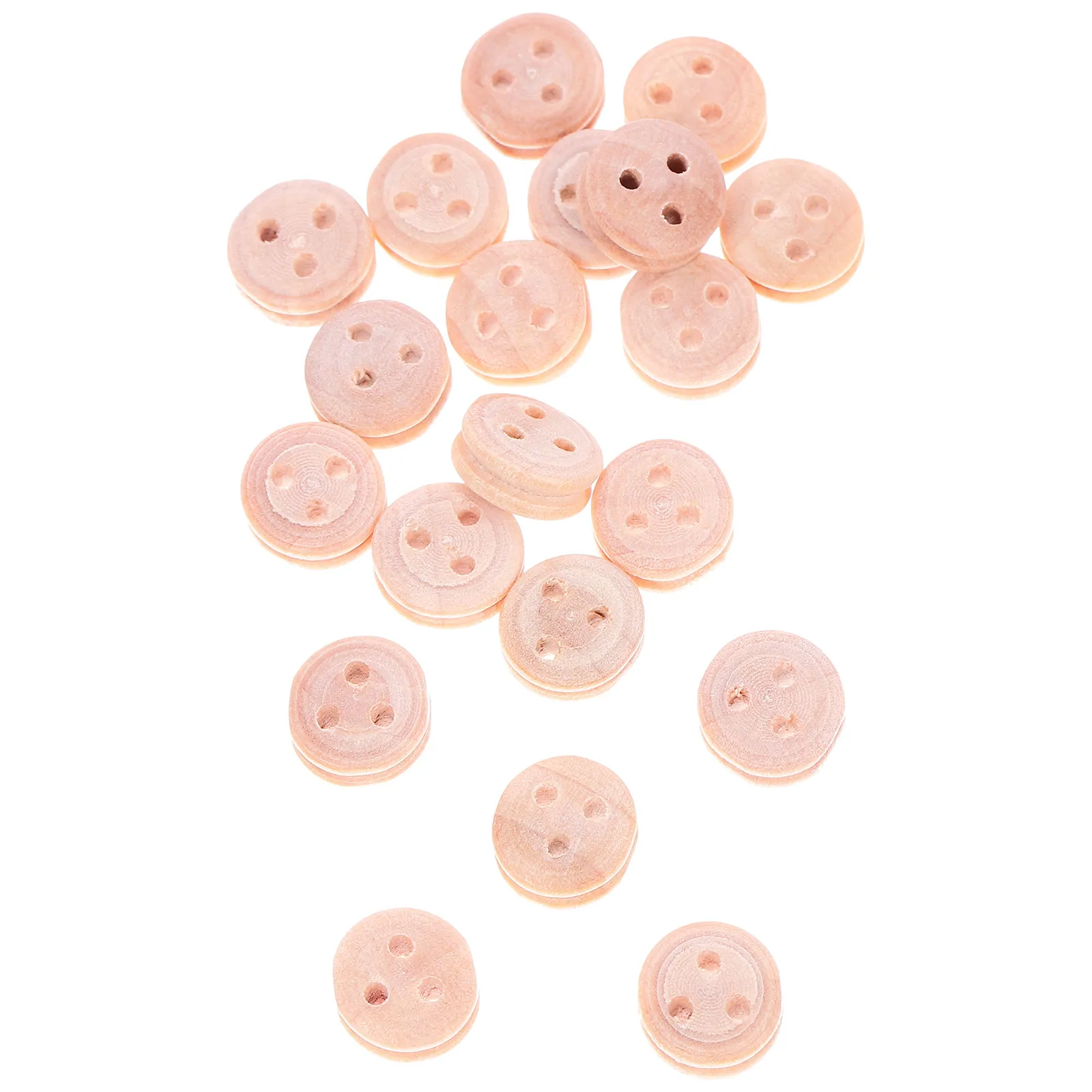 

Набор из 20 миниатюрных деревянных шкивов для поделок: детские развивающие игрушки для развития координации рук и глаз