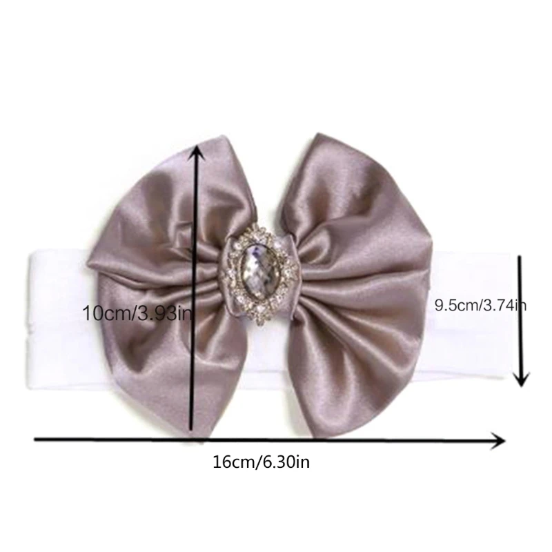 Knotted Bowknot Headband Baby Bow Hairband Pleated Bow Hair Ornaments