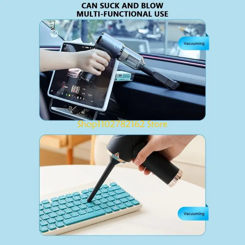 

547B Mobile Handheld Vacuum 12500Pa Strong Suction INTELLIGENCE Intelligent Chip Type CREATE Charging Car Home Use