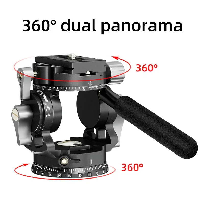 

BEXIN SLR Camera Handle Hydraulic Gimbal Light and Convenient Damping Panoramic Clamp Seat Gimbal Dedicated for Bird Watching