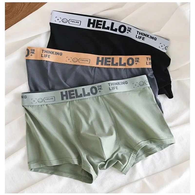 8pcs/set Men Underwear Soft Men\'s Underwear Boxers Breathable Sexy Man Shorts Plus Size Shorts U Convex Pouch Men Panties