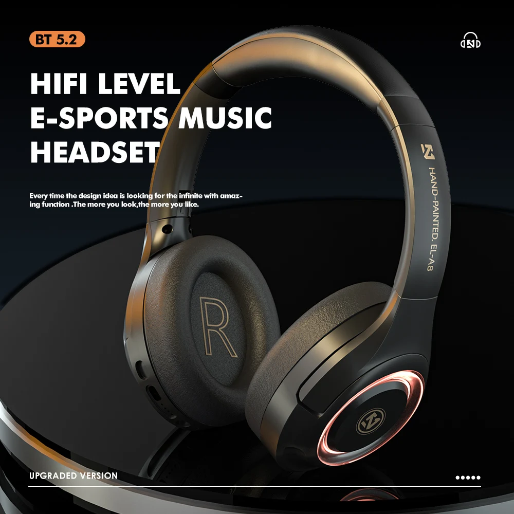 Gaming Headset 3.5mm plug 40mm drive surround sound HD microphone Ps4 Ps5 Xbox Pc Laptop gamers