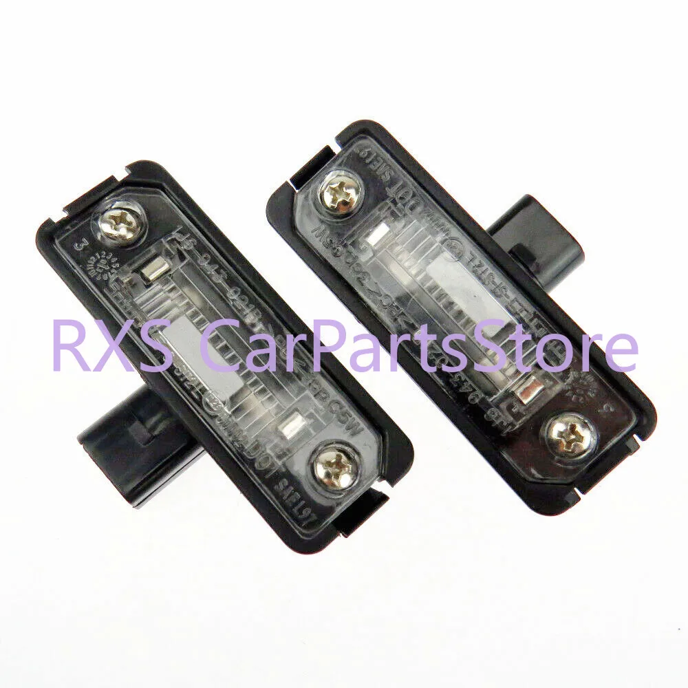 2pcs 1J6943021B License Plate Light Lamp for Golf 4 New Beetle Cabrio Polo 9N Lupo Phaeton 1J6 943 021B