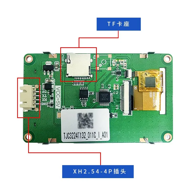 T1 Series 3.2-inch Serial Port Screen TFT LCD Screen Display HMI Touch Screen Super 12864 LCD Screen
